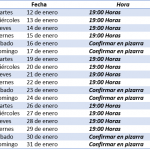 Horarios misas